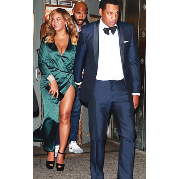 House of CB Women's Serafina Green Plunge High Slit Evening Maxi Dress‎ Small - Picture 2 of 6